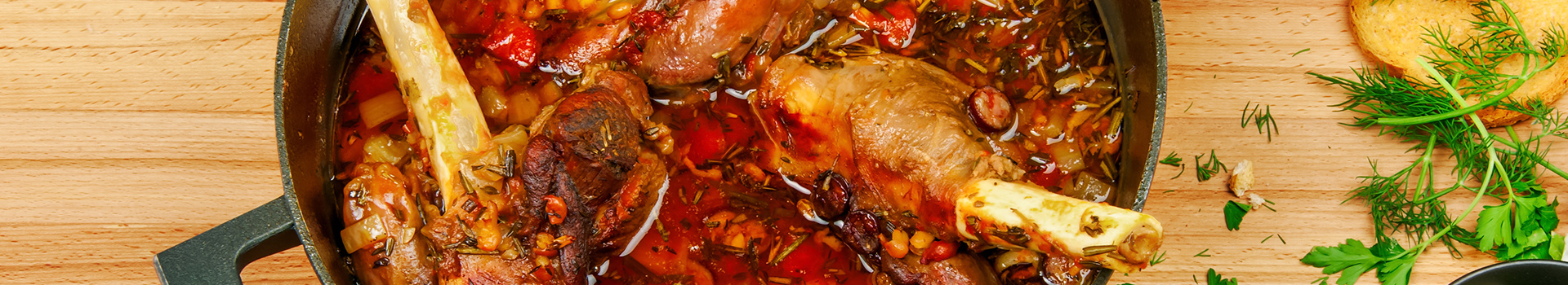 Lamb Shanks with Cannellini Beans