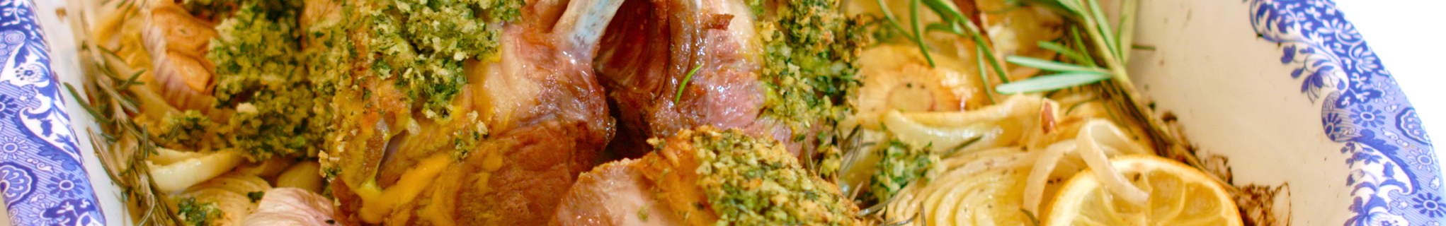 Rack of lamb with a herb crust