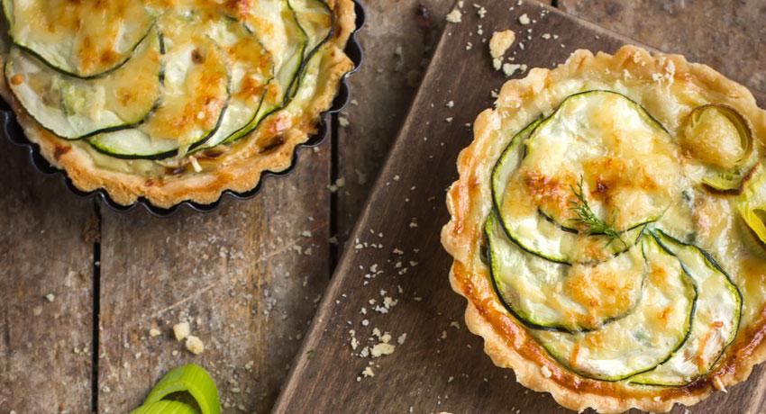 Courgette & Leek Mini Quiches