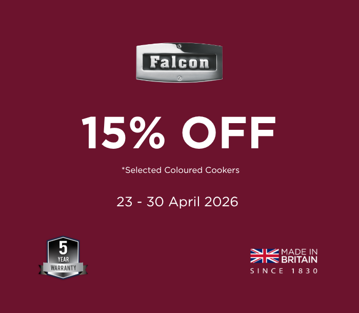 15% OFF COLOURED COOKERS